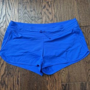 Women’s Athleta Surge Stretch Swim Shorts - Blue - XL